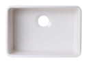 ALFI brand AB503-B Biscuit 23" Smooth Apron  Fireclay Single Bowl Farmhouse Kitchen Sink