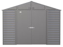 Shelter Logic Arrow Select Steel Storage Shed, 10x8, Charcoal