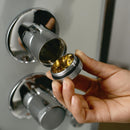 Athena WS-123, 2Person Free Standing Blue Glass Steam Shower