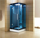 Mesa WS-303A, 1Person Walk In Steam Shower-Blue Glass
