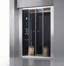 Athena WS-112-  2 Person Walk In  Steam Shower-Sliding Door