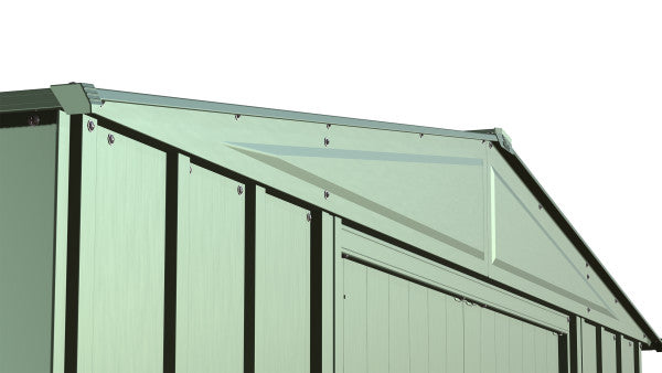 Shelter Logic Arrow Classic Steel Storage Shed, 8x6, Sage Green